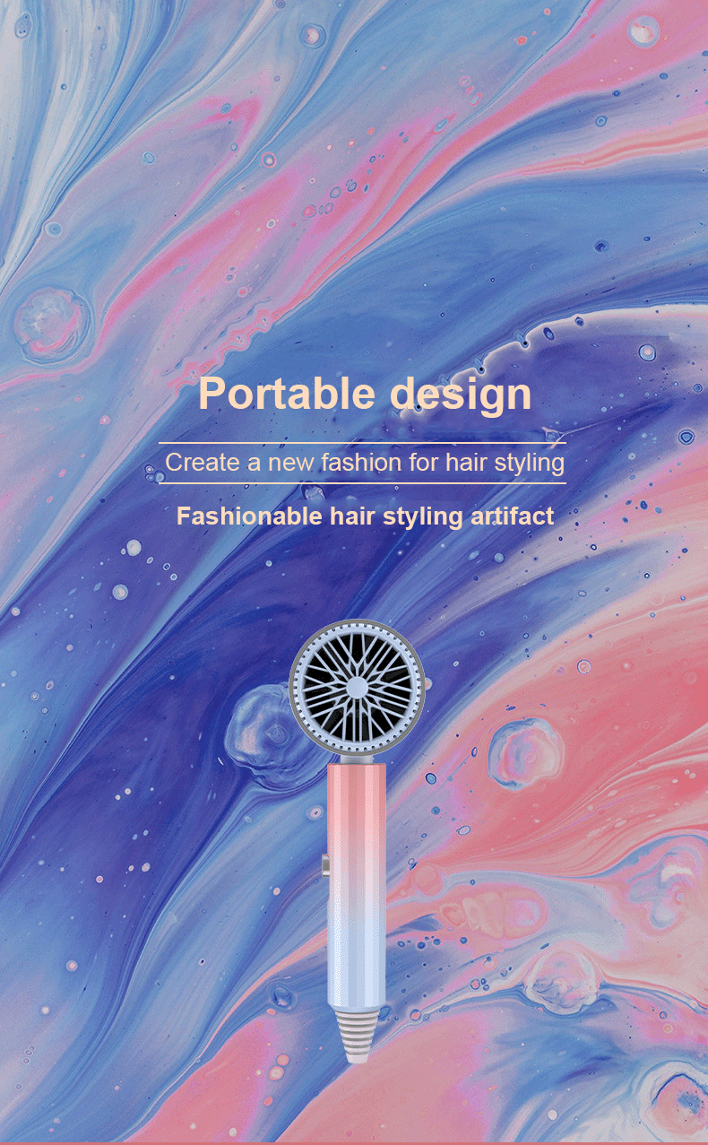 Portable design, Create a new fashion for hair styling, Fashionable hair styling artifact