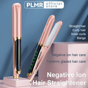 PLMR Negative Ion Hair Straightener  Ceramic Glaze Essential Oil Hair Care  Constant Temperature Hair Care  Negative Ion Hair Care  6 Levels Of Temperature Control Intelligent Ionizer Straight Hair Splint